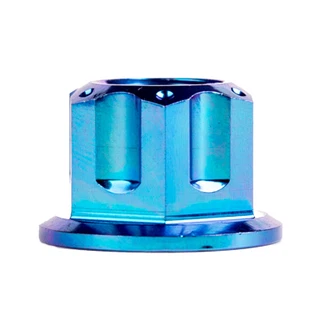 Magasított titánötvözet anyák karimás felülettel